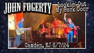 John Fogerty “Lookin’ Out My Back Door”  Freedom Mortgage Pavilion Camden NJ 6724 [upl. by Neelat]