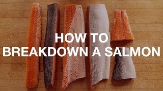 How to Break Down a Whole Salmon [upl. by Reahard]