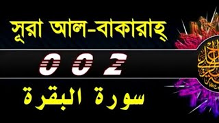 002  সূরা বাকারা বাংলা অর্থ ও অনুবাদ সহSurah Al Baqarah With Bangla Translation [upl. by Westlund779]