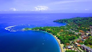 Beautiful Senggigi Beach Lombok in 4k by dji mavic pro [upl. by Alfy]