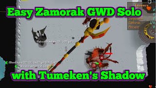 Easy Solo Zamorak GWD Guide with Tumekens Shadow and Freezes [upl. by Ecyaj]