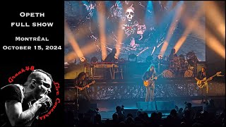 Opeth  full show  Montréal  October 15 2024 [upl. by Ioab]