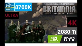 TWS Thrones of Britannia Battle Like Hastings 1066 Conquest Thrones of Britannia Mod with 2080Ti [upl. by Atinehs600]