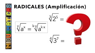 Radicales Radicales equivalentes usando Amplificación [upl. by Kevin767]