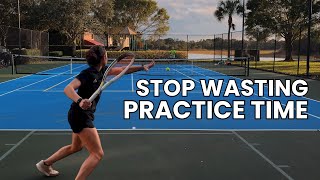 How to create the PERFECT tennis practice [upl. by Mars]