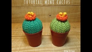 Tutorial Mini Cactus en Crochet [upl. by Kohsa]