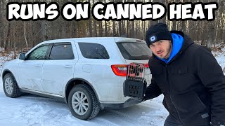 Car Camping in EXTREME COLD with New Heater  Winter Camping in an SUV [upl. by Eesyak]