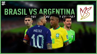 Brasil vs Argentina  ¿Quien tiene mejor equipo  Eliminatorias Conmebol 2026 [upl. by Ringsmuth]