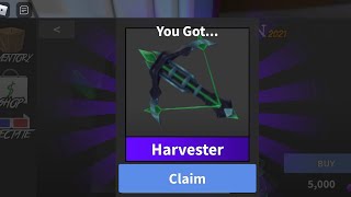 Getting Harvester the fair way mm2roblox [upl. by Elreath]