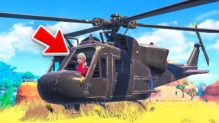 The HELICOPTER Challenge in Fortnite [upl. by Nyrmac]