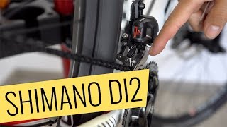 SHIMANO DI2 Schaltung EINSTELLEN  einfach amp schnell  Fahrradorg [upl. by Ainirtac]