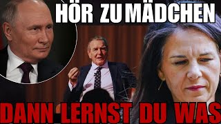 💥GERHARD SCHRÖDER SAGT UNFASSBARES💥 [upl. by Wynn]