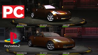 NFS Underground 2  PC vs PS2  Graphic Comparison [upl. by Rogergcam]