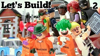 THE LEGO BATMAN MOVIE Arkham Asylum 70912  Lets Build Part 2 [upl. by Nibuz]