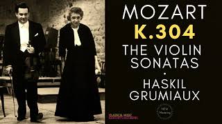 Mozart  Violin Sonata in E minor K 304 No21 Centurys recording Clara Haskil Arthur Grumiaux [upl. by Straus]