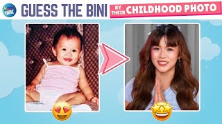 Guess the BINI Member from These Childhood Photos 👧🌸 [upl. by Oicul]