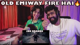 EMIWAY  NO BRANDS 4 NO BRANDS EP ONE TAKE OFFICIAL MUSIC VIDEO  REACTION  TEEN SAMBHAVNA [upl. by Aisiat]