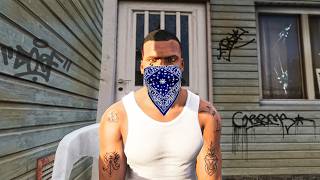 I spent 100 days in the HOOD IN REALISTIC GTA 5 [upl. by Renato]