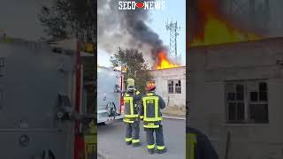 Livestream of Massive Abandoned Popcorn Factory Fire in Rocky Ford Colorado on Sept 8 2024 [upl. by Norrv]