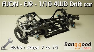 • FIJON  FJ9  110 4WD drift car  Build  steps 7 to 10 • [upl. by Valdes]