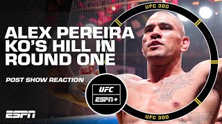 UFC 300 Reaction I will never underestimate Alex Pereira again – Bisping  UFC Post Show [upl. by Anitsirt]