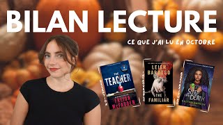 BILAN LECTURE 🤓📚 Les 9 livres que jai lus en octobre [upl. by Danika]