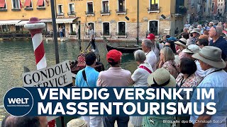 VENEDIG GREIFT DURCH Maßnahme gegen Massentourismus – Tagesbesucher müssen künftig Eintritt zahlen [upl. by Kalikow157]