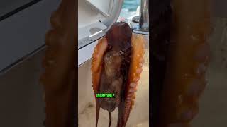 Giant octopus plays dead then escapes my boat [upl. by Attaynek638]