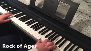 Rock of Ages piano [upl. by Aerdnad]