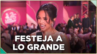 Becky G en Latin GRAMMY 2024 celebra el éxito de su canción con Ángela Aguilar y Leonardo Aguilar [upl. by Safire]