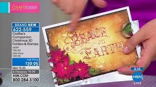 HSN  Crafters Companion 08152018  11 AM [upl. by Enitsirk]