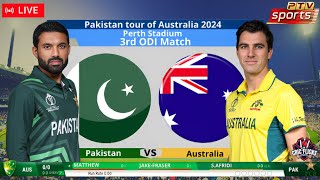 🔴 Live Pakistan Vs Australia – 3rd ODI Live Match  PAK Vs AUS Live Today cricket pakvsaus [upl. by Anul866]