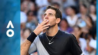 Karen Khachanov v Juan Martin del Potro match highlights 2R  Australian Open 2018 [upl. by Anahpets]