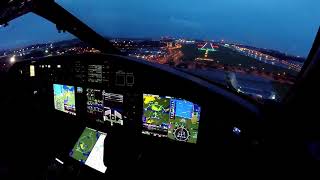 Global 6000 sunset arrival Seletar [upl. by Zane]