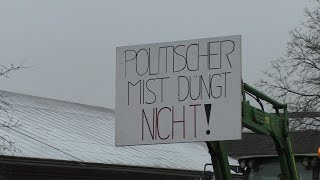 Bauernprotest  TraktorKonvoi durch GeisenfeldOberbayern [upl. by Ad]