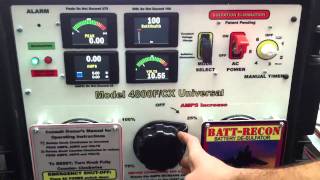 The New 2012 BattRecon 4800FCX Universal Battery Recondit [upl. by Graner]