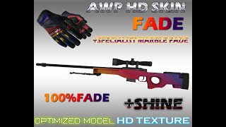 HD AWP Full fade  specialist Marble fade [upl. by Nalyd]