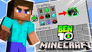 CRAFTING BEN 10 OMNITRIX IN MINECRAFT [upl. by Enra741]