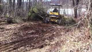 Komatsu d20p with root rake [upl. by Lanford]