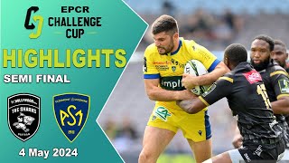 Hollywoodbets Sharks v ASM Clermont Auvergne Highlights  Semi Finals  EPCR Challenge Cup 202324 [upl. by Nolaf]