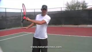 How to hit forehand amp backhand with two handled racket [upl. by Nathanael829]