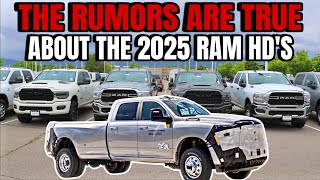 The Rumors Are True Regarding The 5th Gen 2025 RAM HDs [upl. by Neelloc232]