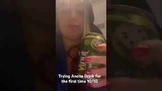 Trying Anona drink for the first time Anona drink tastyfood tastefood [upl. by Gaut]