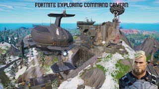 Fortnite Exploring Command Cavern [upl. by Farlay]