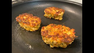 How to make dreamy imitation crab crab cakes [upl. by Ydnys170]