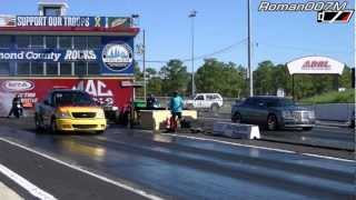 Ford Lightning vs Chrysler 300 SRT8 HD [upl. by Adihsaar]