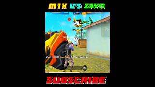 IMPOSSIBLE😱💀M1X VS ZAYN999🤯🙀 shorts freefire [upl. by Christabel]