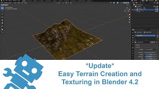 Update Easy Terrain Creation and Texturing in Blender 42 [upl. by Edin300]