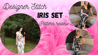 NEW Valentines Day pattern Iris Set from Designer Stitch Review [upl. by O'Reilly]