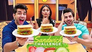 Sandwich Challenge  Rimorav Vlogs [upl. by Dulci96]